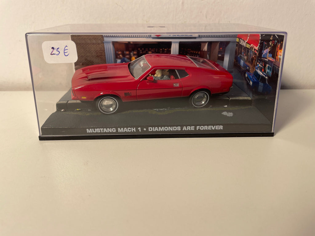 Mustang Mach 1 rosso scuro - JAMES BOND - I DIAMANTI SONO ETERNI (Diamonds are forever)