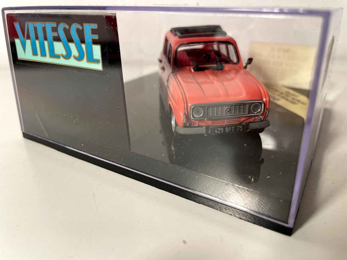 Renault 4L GTL arancione del 1978 - Vitesse riferimento 045E (scatola quadrata)