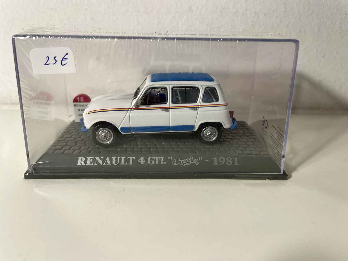 Renault 4 GTL Jogging blanca y azul de 1981