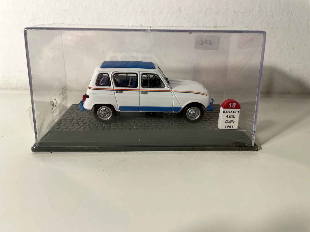 Renault 4 GTL Jogging blanca y azul de 1981