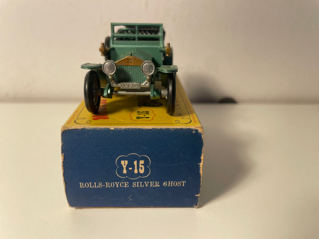 Rolls-Royce Silver Ghost verte de 1907 - MATCHBOX référence Y-15 (fabrication en Angleterre)
