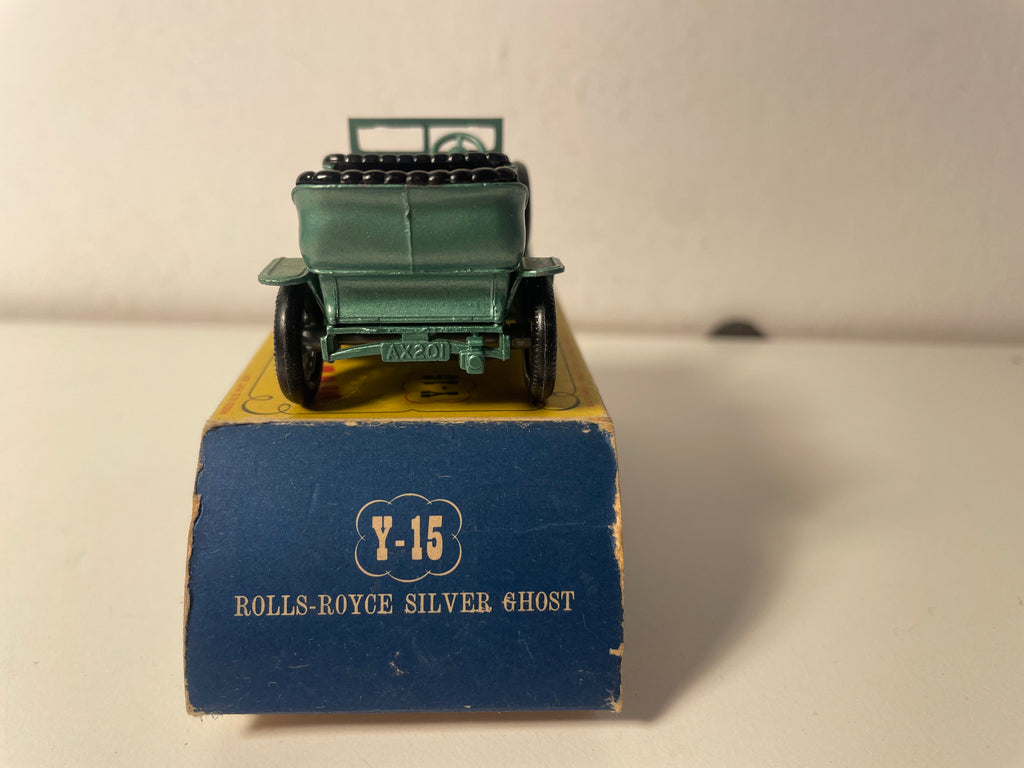 Rolls-Royce Silver Ghost verte de 1907 - MATCHBOX référence Y-15 (fabrication en Angleterre)