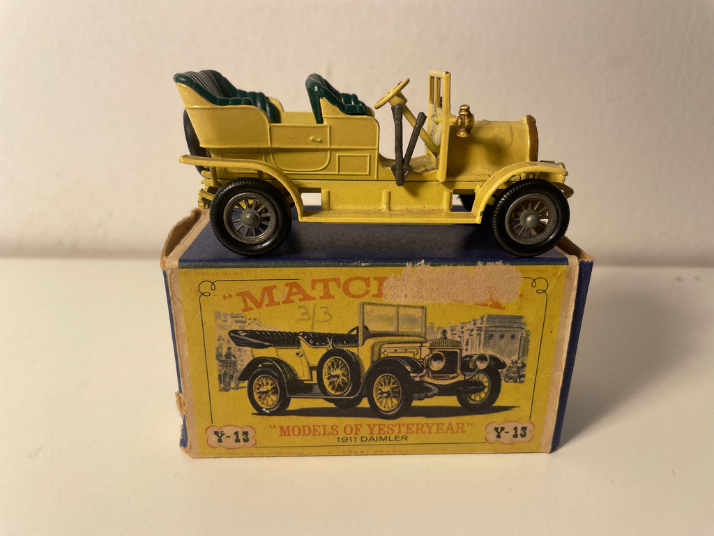 Daimler Spyker jaune de 1904 - MATCHBOX référence Y-13 (fabrication en Angleterre)