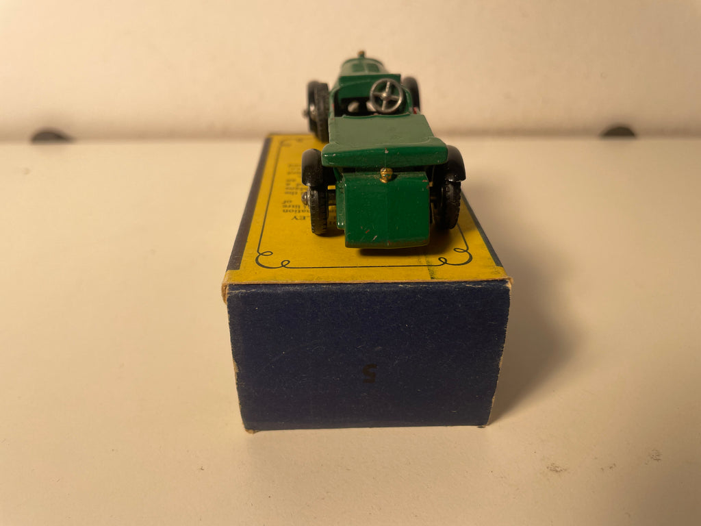 Bentley 4-1/2 litros verde de 1929 - MATCHBOX referência N°5 (fabricado na Inglaterra)
