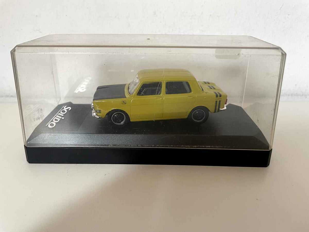 Simca 1000 Rallye 2 Senfgiel a Schwaarz (Solido Referenz 1845)