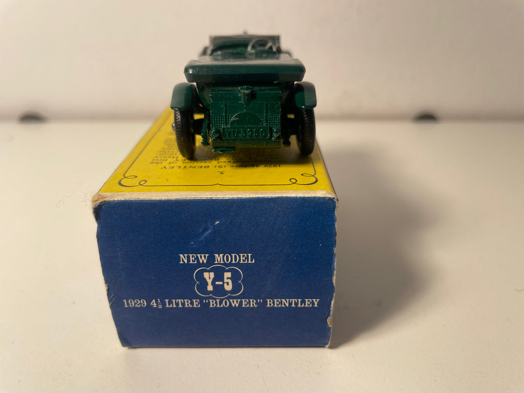 1929 Bentley 4-1/2 Litre Green - MATCHBOX Reference Y-5 (Made in England)