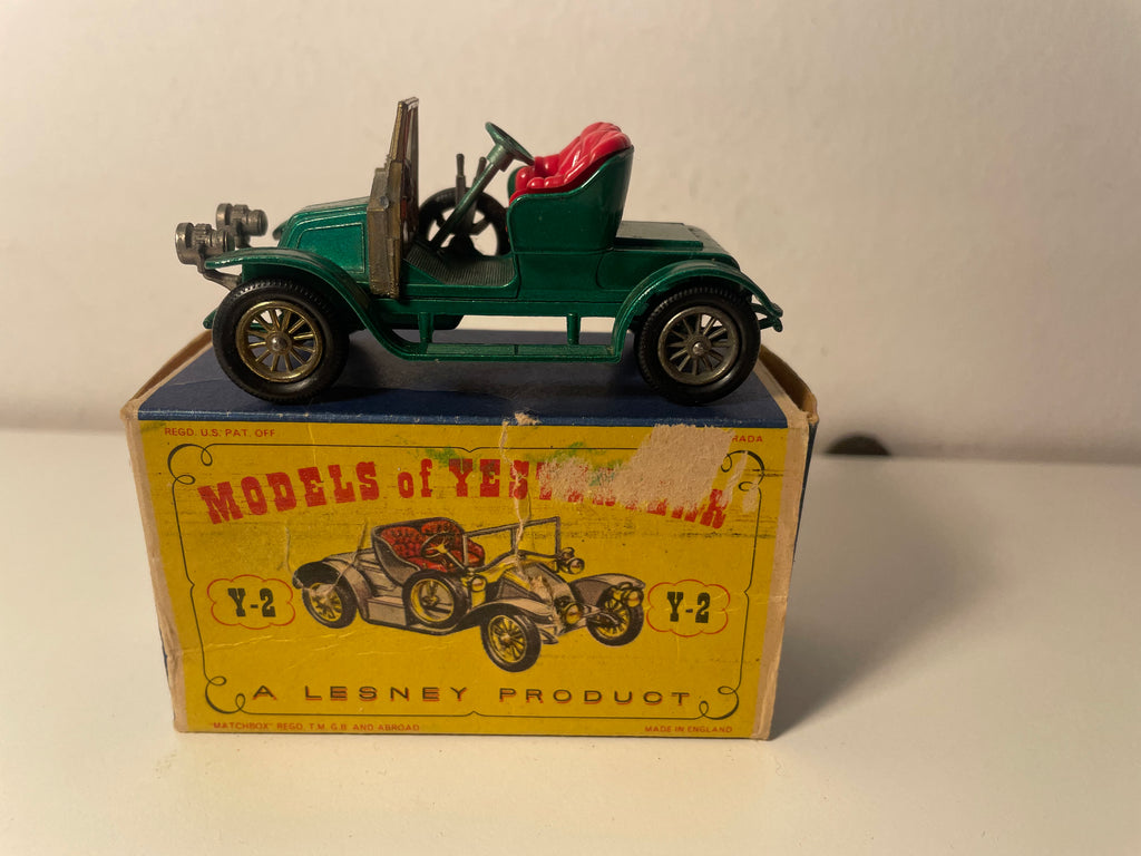 Renault N°2 gréng vun 1911 - MATCHBOX Referenz Y-2 (Produktioun zu England)