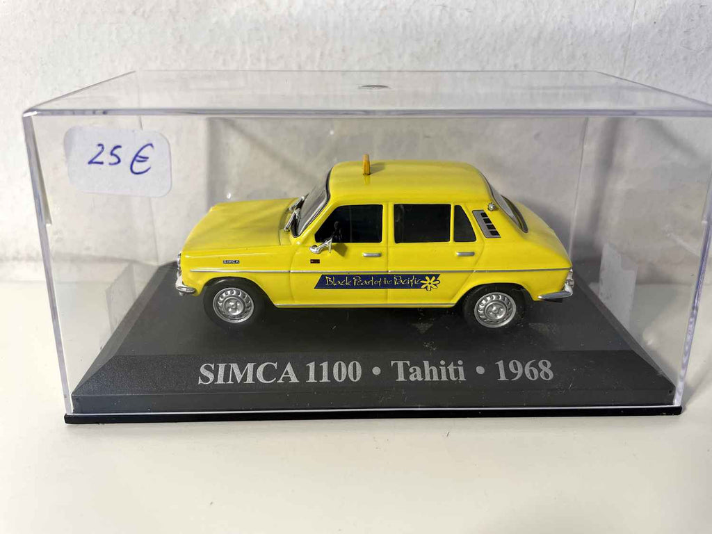 Gele Simca 1100 uit 1968 (Taxi de Tahiti)