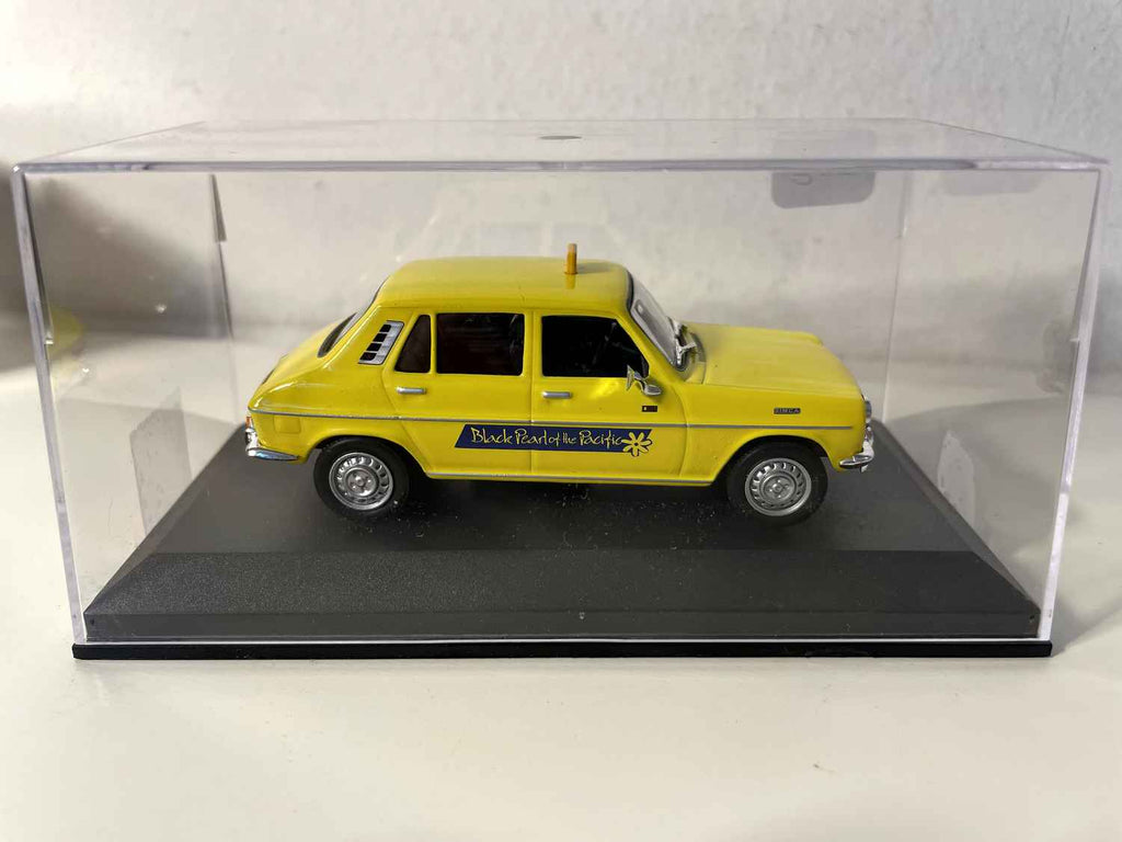Gele Simca 1100 uit 1968 (Taxi de Tahiti)