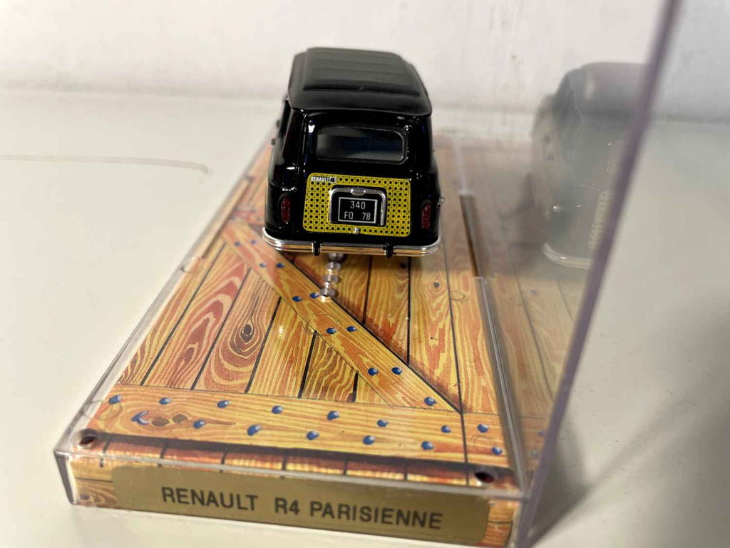 Renault 4L Parisienne schwaarz a giel - Norev