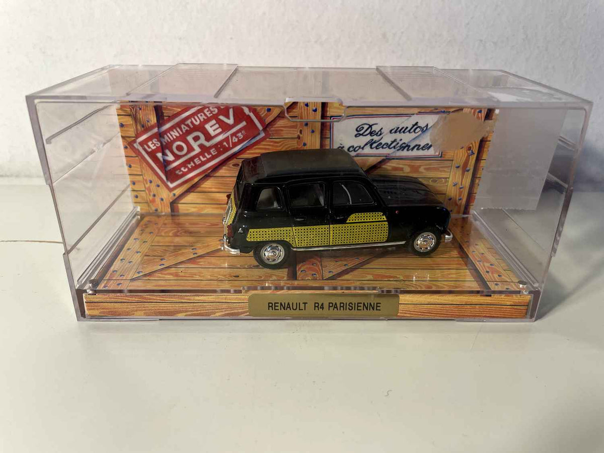 Renault 4L Parisienne schwaarz a giel - Norev
