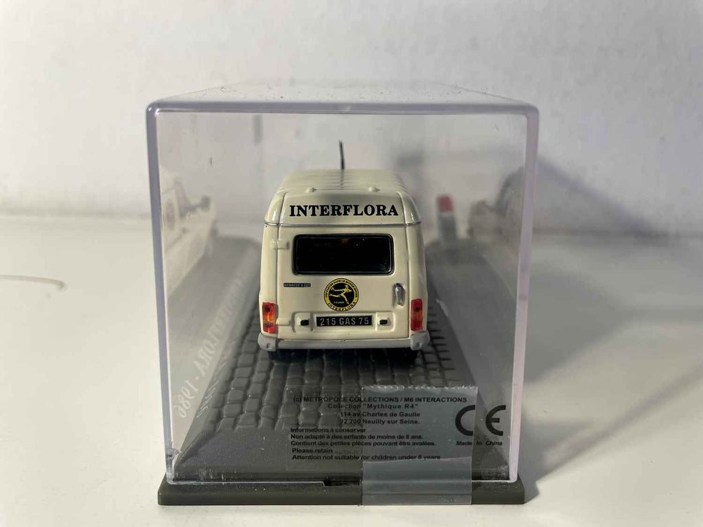 Renault 4F6 beige INTERFLORA vu 1986