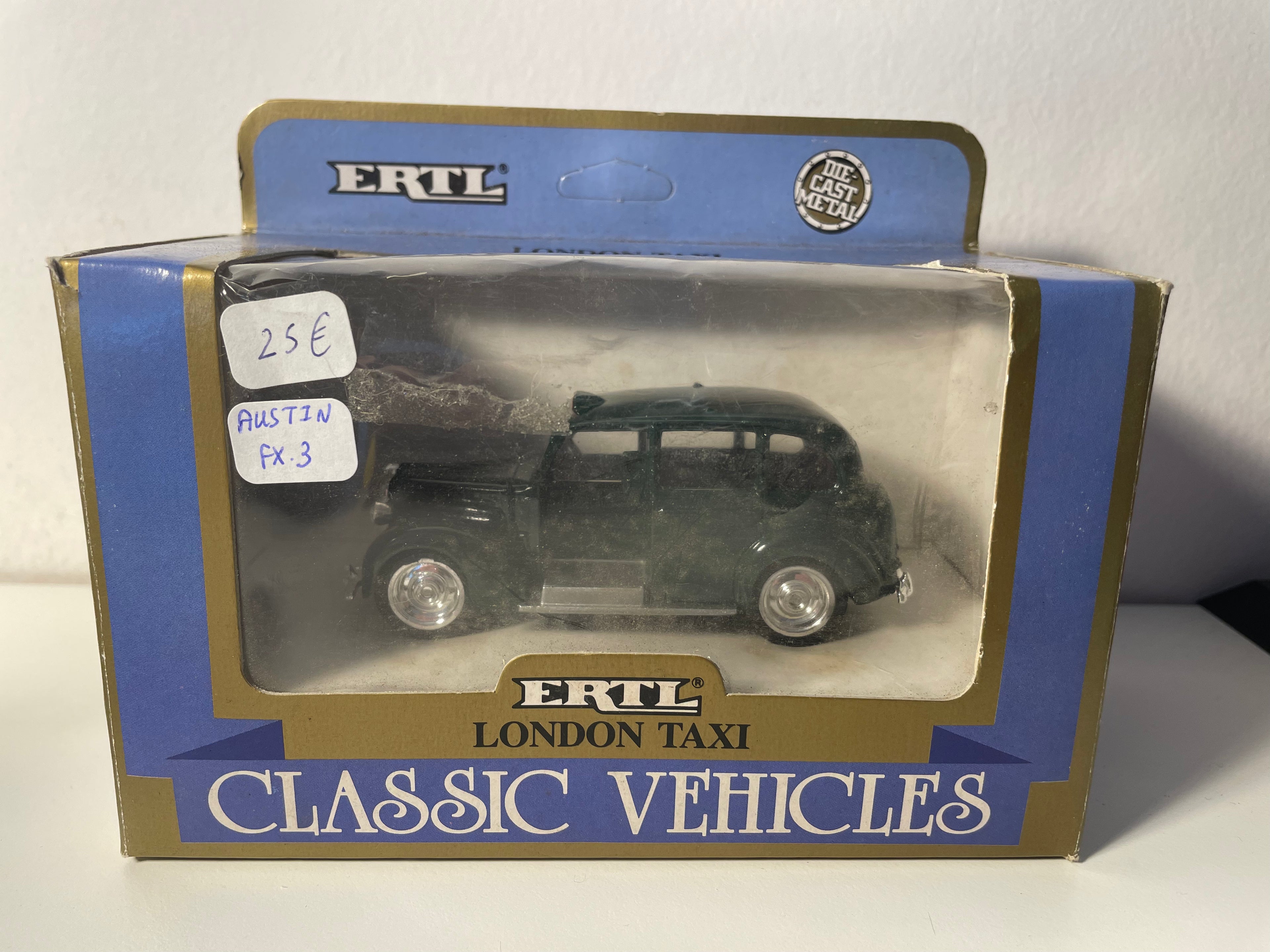 Austin FX 3 zielony taksówka Londyn (Anglia) - kolekcja ERTL