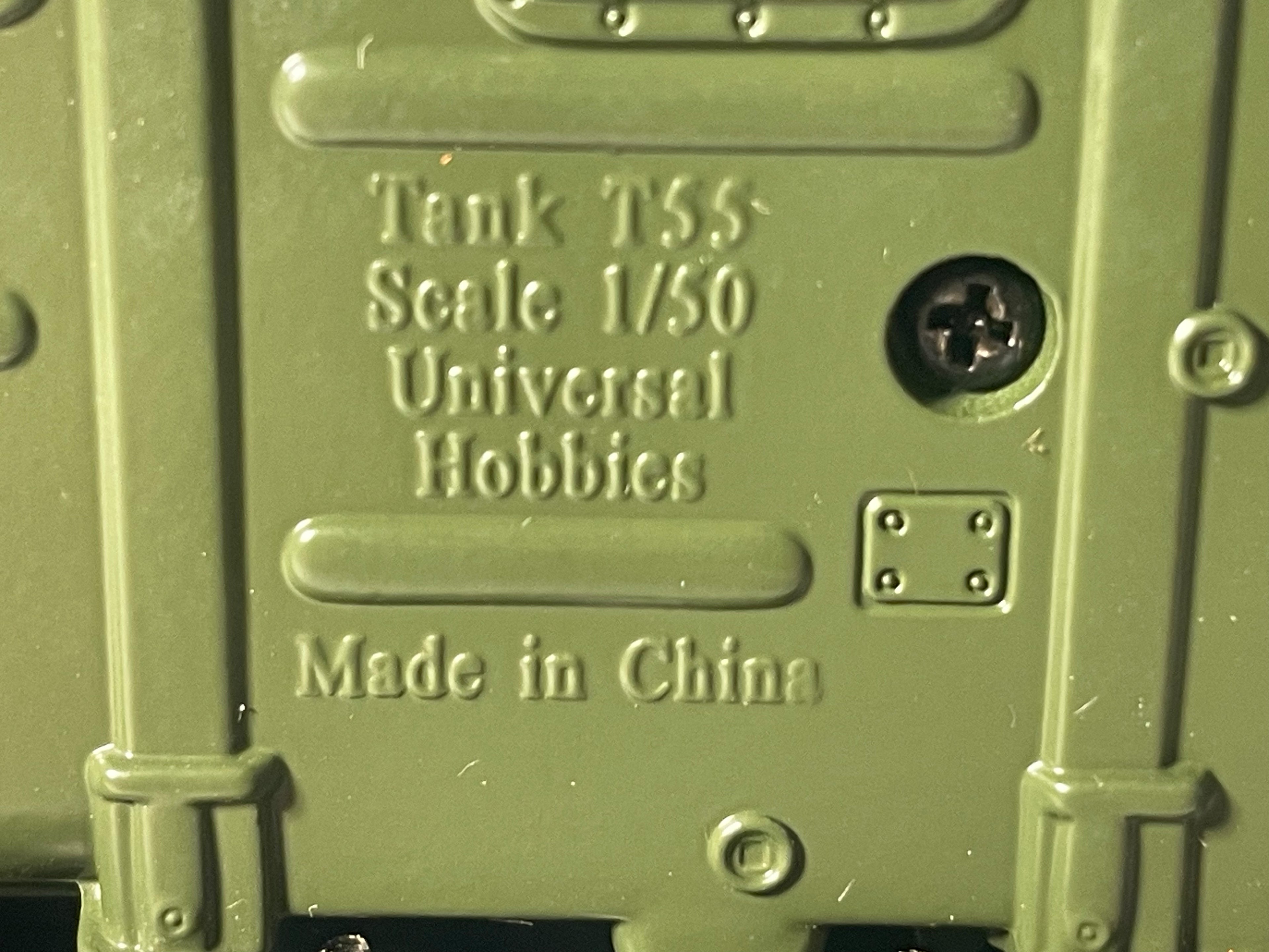 Tanque T55 verde - JAMES BOND - GOLDENEYES