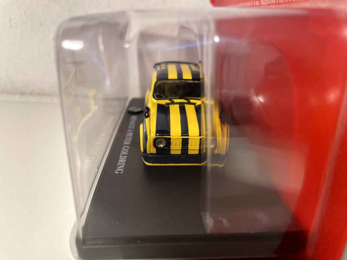 Renault 4 Peter Goldringgelb und schwarze Streifen