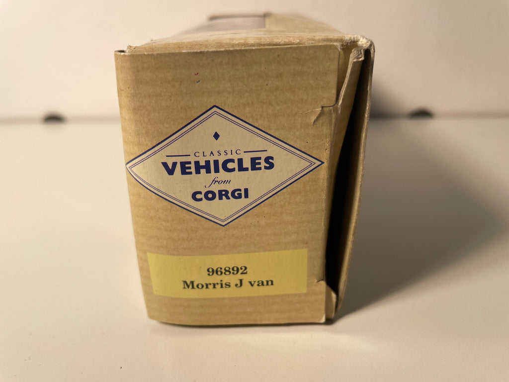 Furgone Morris J Van blu e tetto bianco "Radio Rescue - Royal Automobile Club - CORGI riferimento 96892"