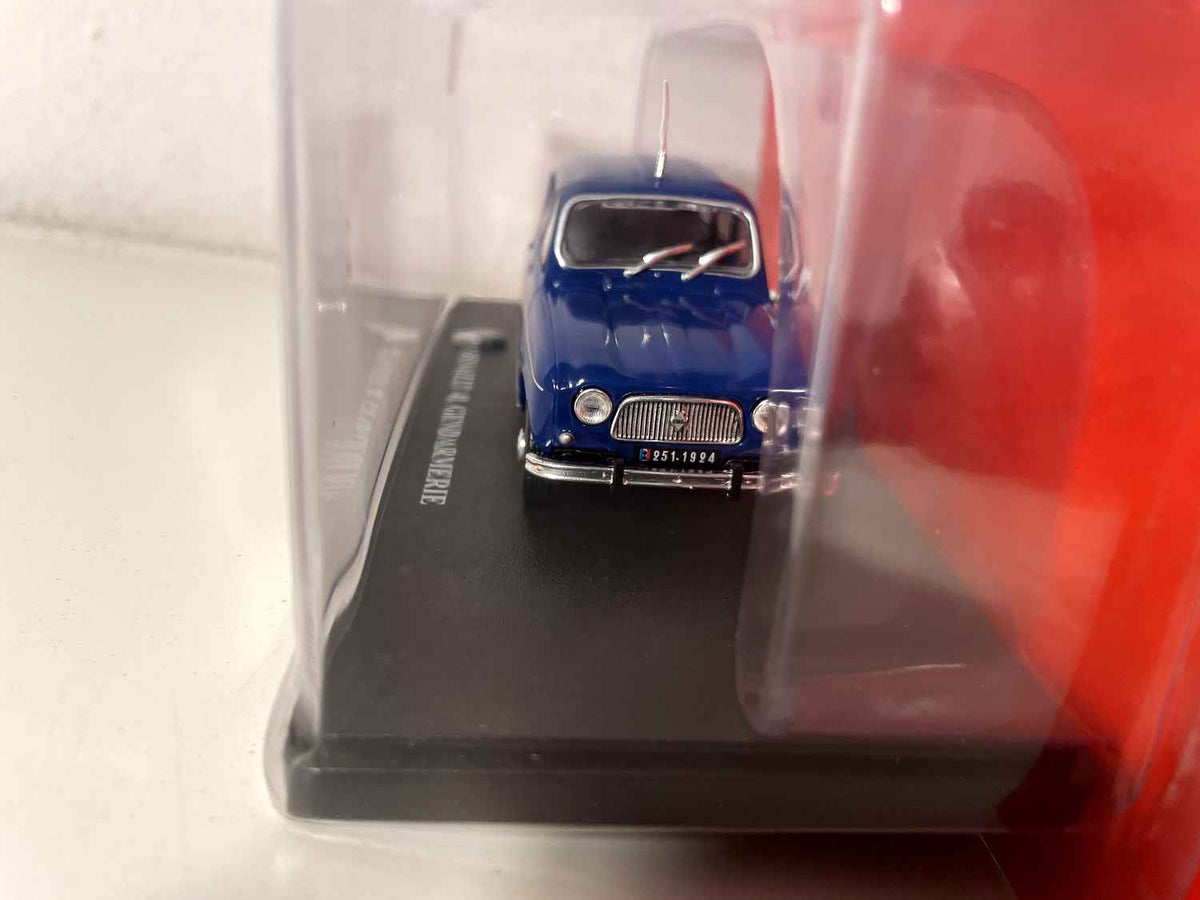 Renault 4L ciemnoniebieska z Gendarmerie