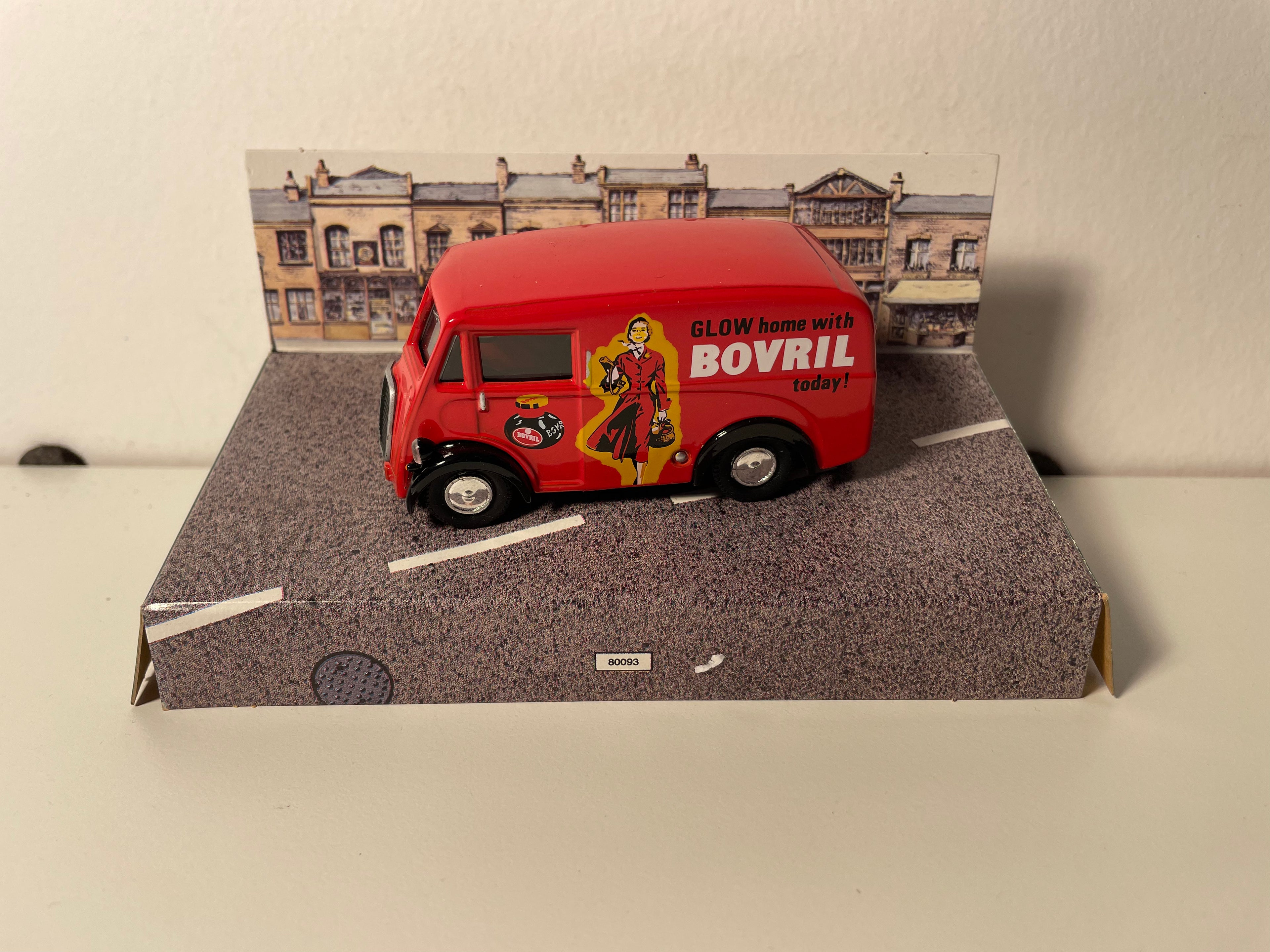 Roter Bedford Van mit BOVRIL Werbung - CORGI Classics Referenz D981
