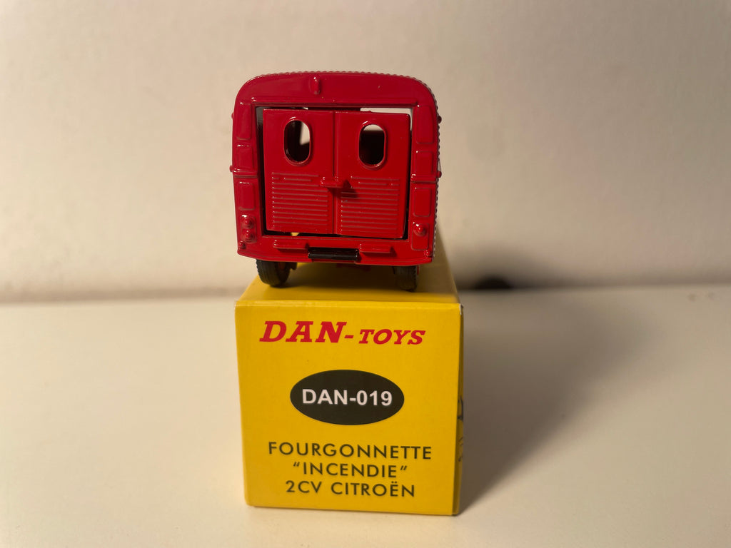 Citroën 2 CV Feuerwehrwagen Rot "EINSATZ" - DAN-TOYS / CIJ