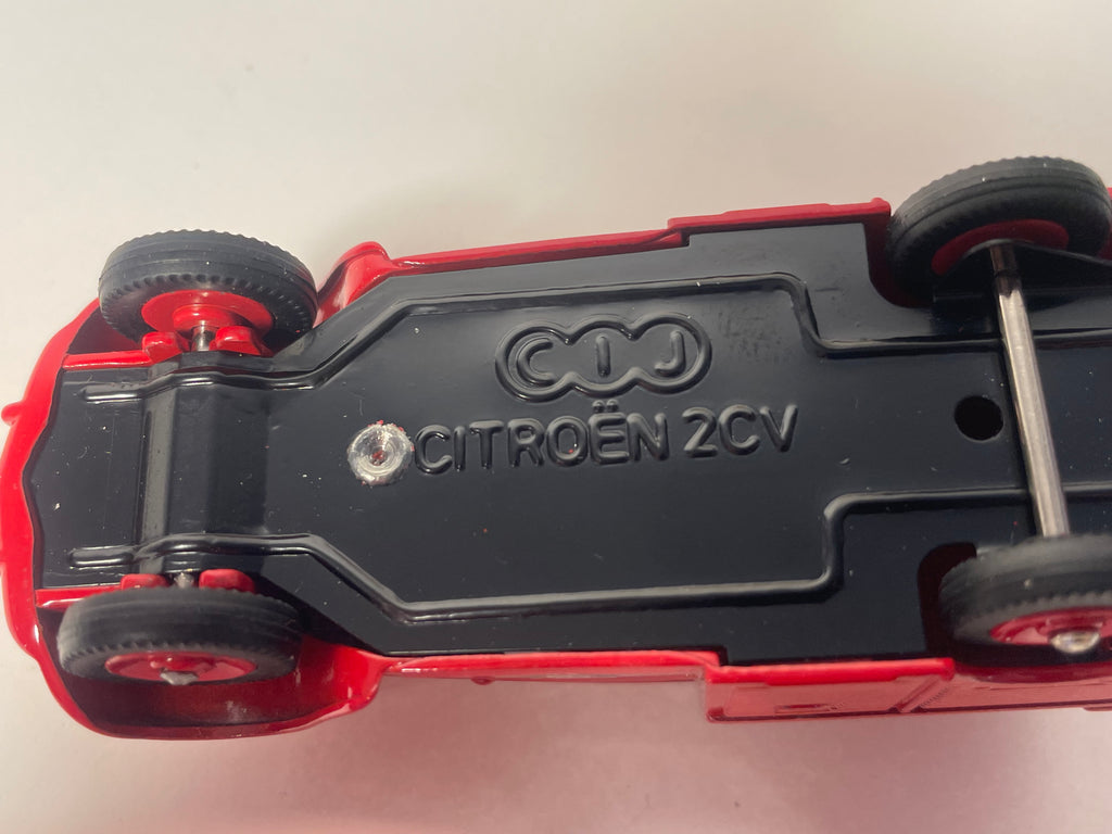 Citroën 2 CV Feuerwehrwagen Rot "EINSATZ" - DAN-TOYS / CIJ