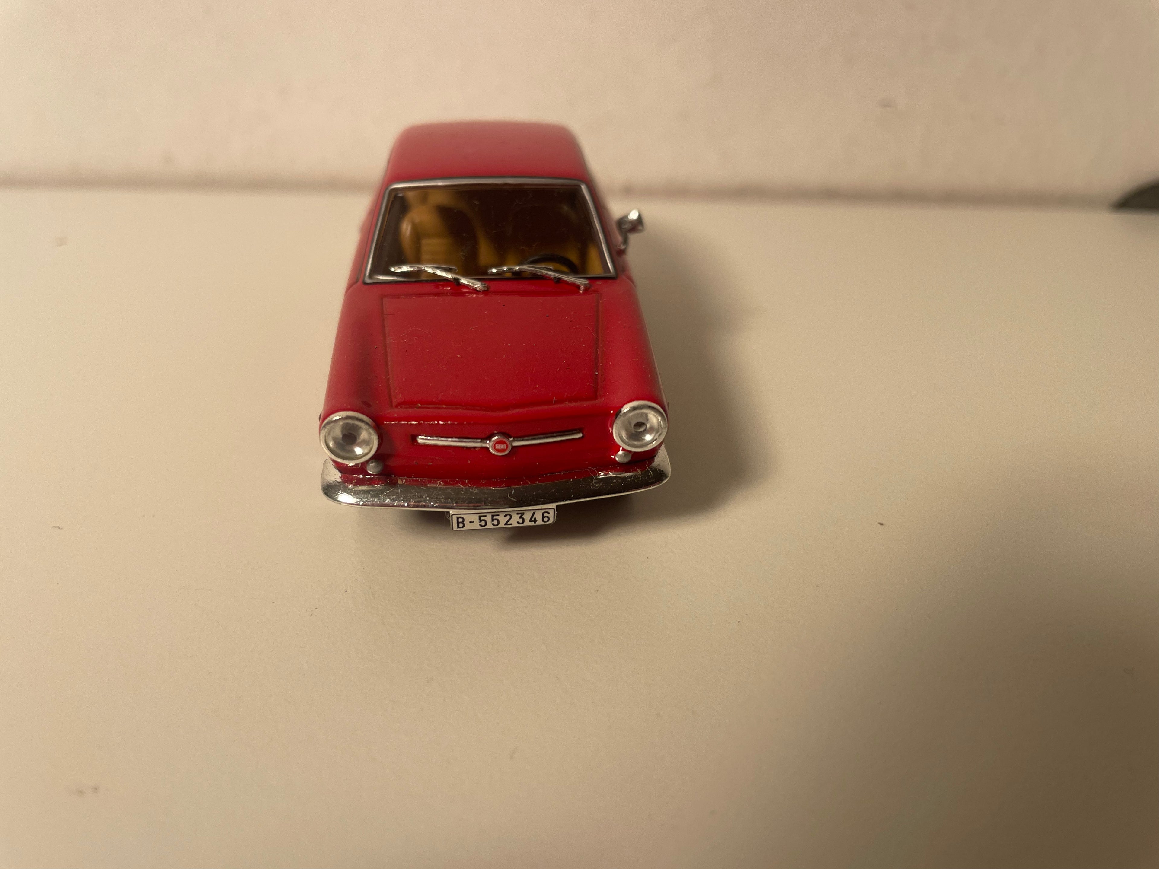 Seat 850 Coupé Rot von 1967 - BRUMM