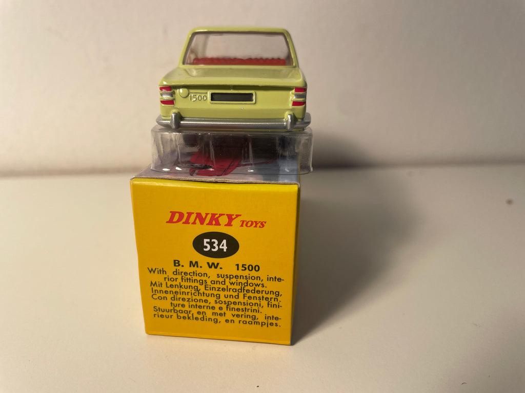 BMW 1500 jaune pâle Dinky-Toys (édition Atlas) - N°534