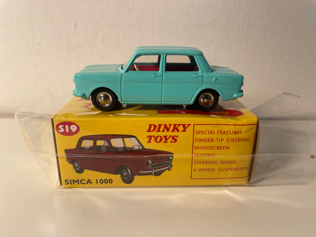 Simca 1000 azul pálido - DINKY-TOYS (Ediciones Atlas) - N°519