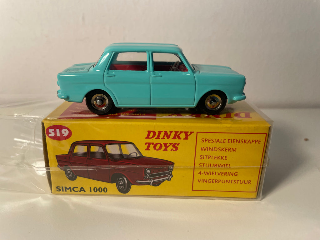 Simca 1000 azul pálido - DINKY-TOYS (Ediciones Atlas) - N°519