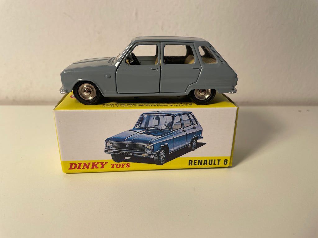 Renault 6 cinza - Dinky-Toys (Editions Atlas) - N°1453