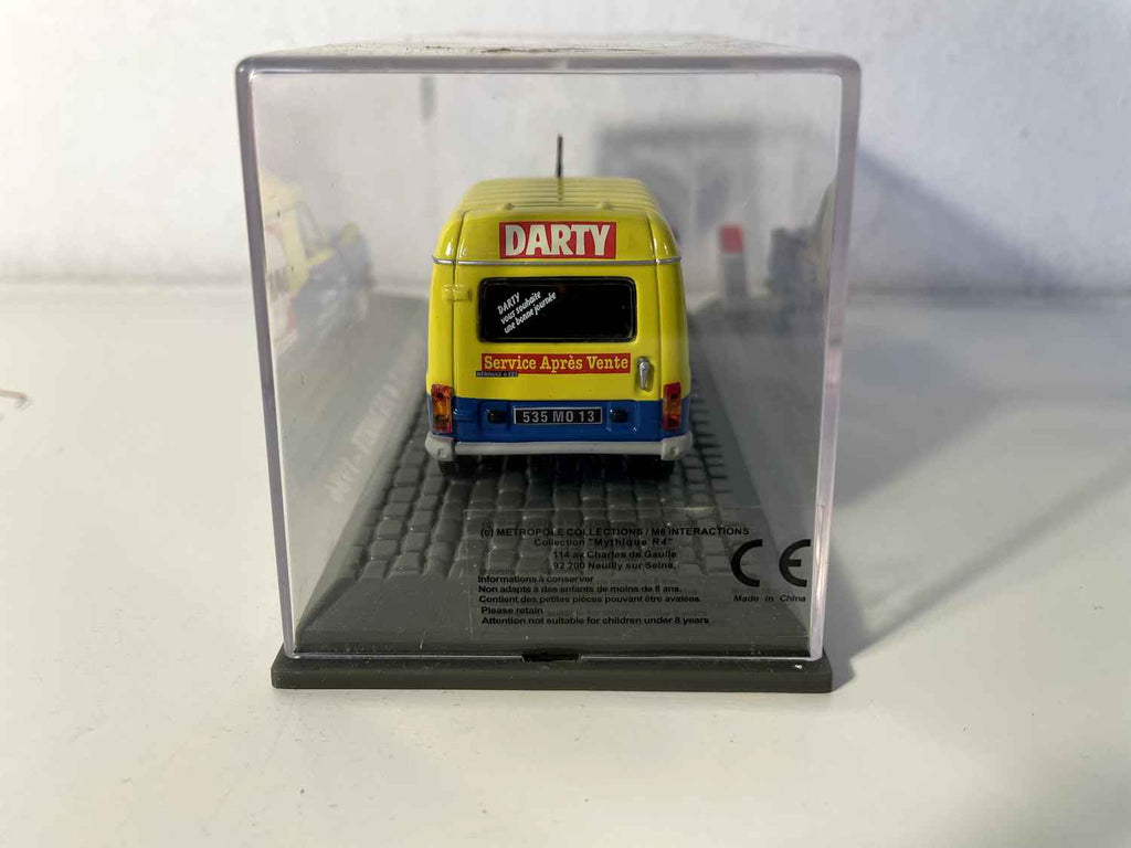 Renault 4F6 jaune et bleue DARTY de 1986