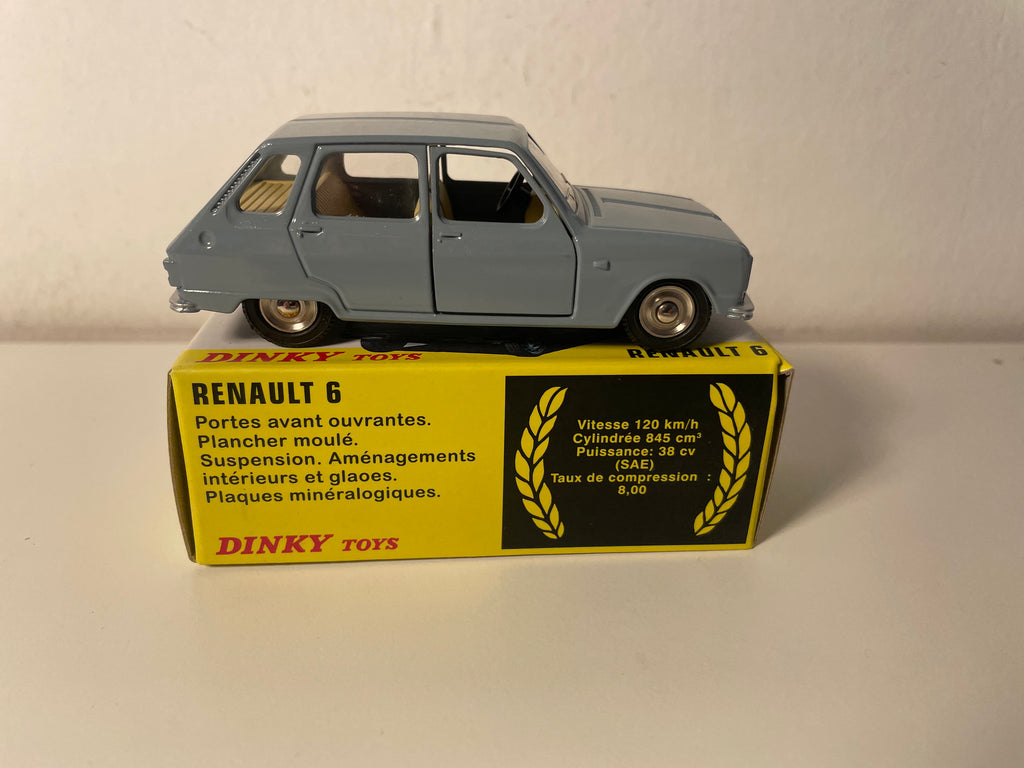 Renault 6 cinza - Dinky-Toys (Editions Atlas) - N°1453