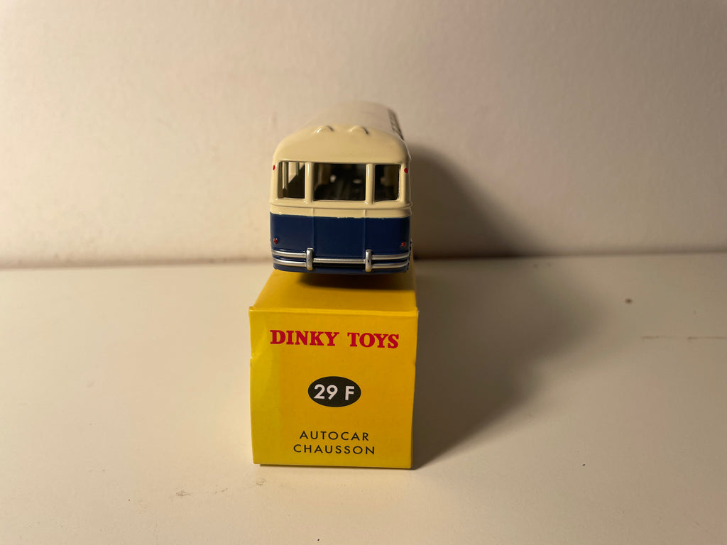 Blue und Beige Dinky-Toys Coach (Atlas Editions)
