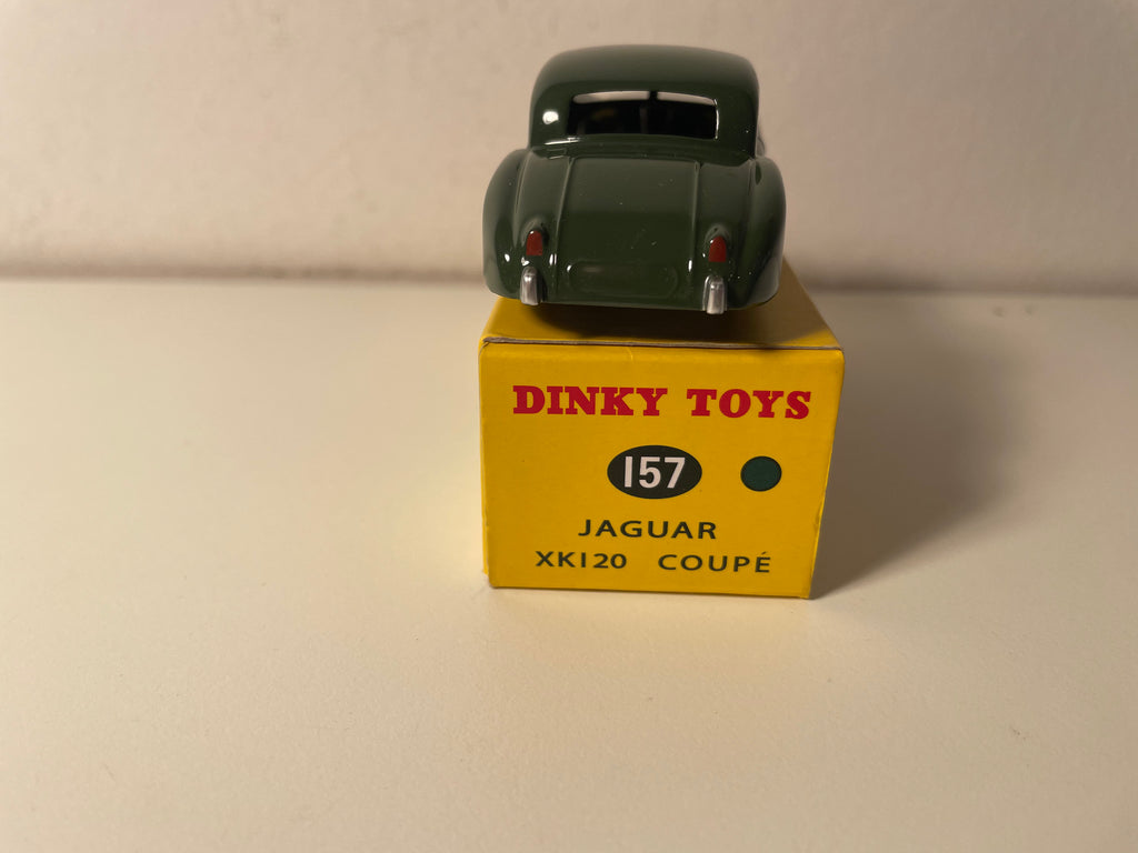 Dunkelgrüner Jaguar XK120 Coupé - Dinky-Toys (Editions Atlas) - Nr. 157