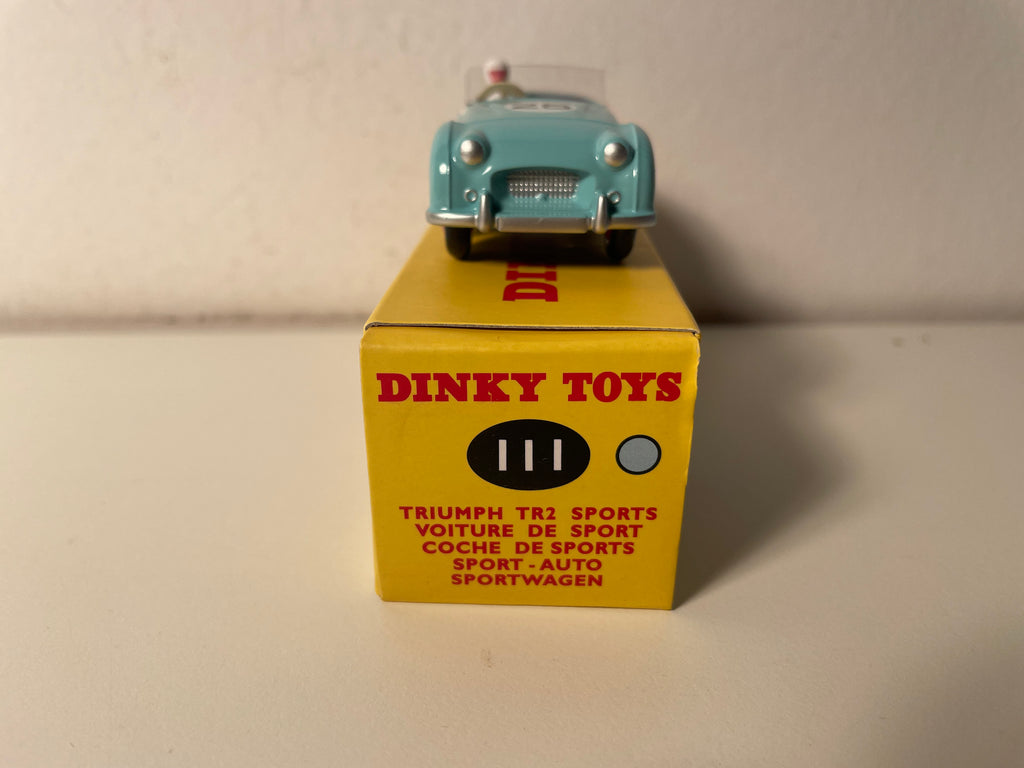 Triumph TR2 Sports blu chiaro numero 25 Dinky-Toys (edizioni Atlas) - N°111