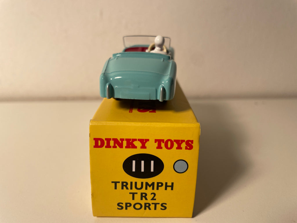 Triumph TR2 Sports blu chiaro numero 25 Dinky-Toys (edizioni Atlas) - N°111