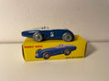 Auto da corsa blu e bianca (bianco rotto) numero 5 Dinky-Toys (edizione Atlas) - N°23 A