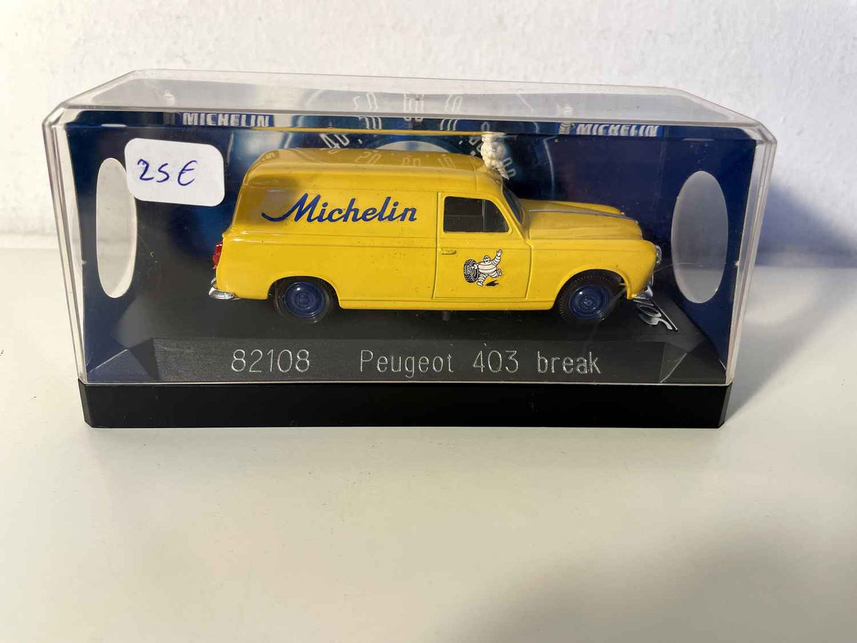 Peugeot 403 break żółty MICHELIN - Solido numer referencyjny 82108