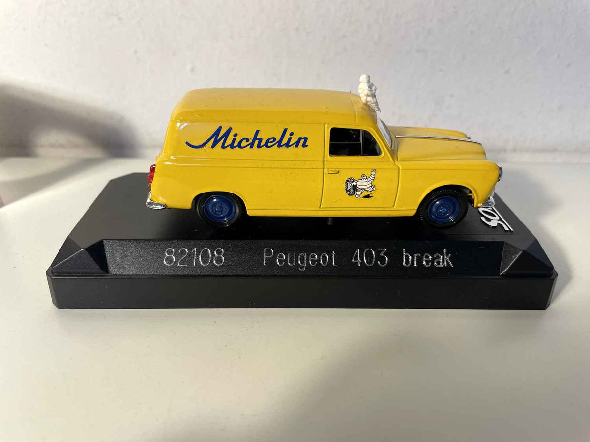 Peugeot 403 break żółty MICHELIN - Solido numer referencyjny 82108