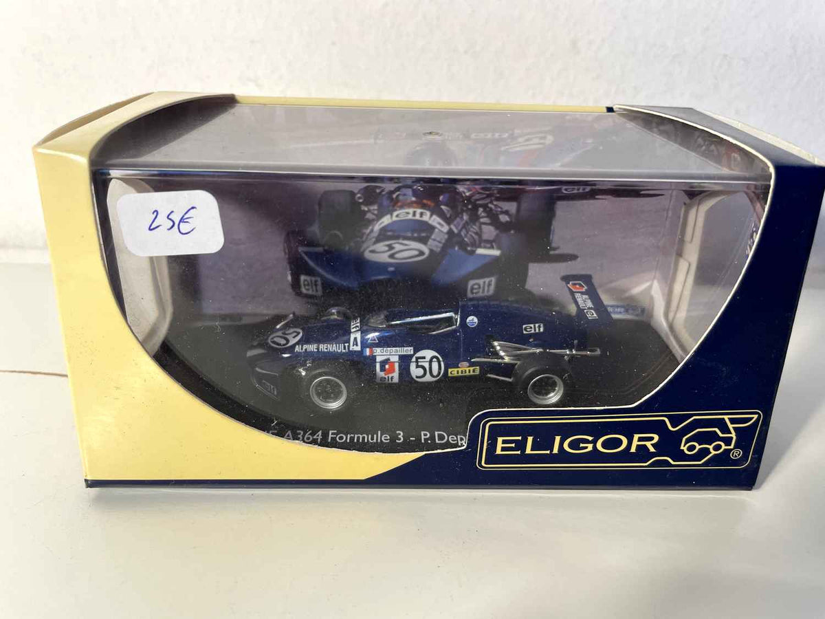 Renault Alpine A364 bleue numéro 50 - Formule 3 - Grand prix de Monaco de 1972 (Eligor)