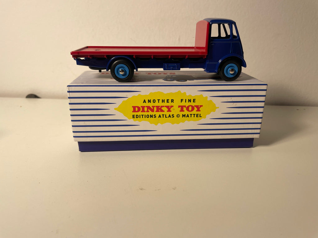 Camion GUY Flat Truck bleue et rouge - Dinky-Toys N°512 (Editions Atlas)