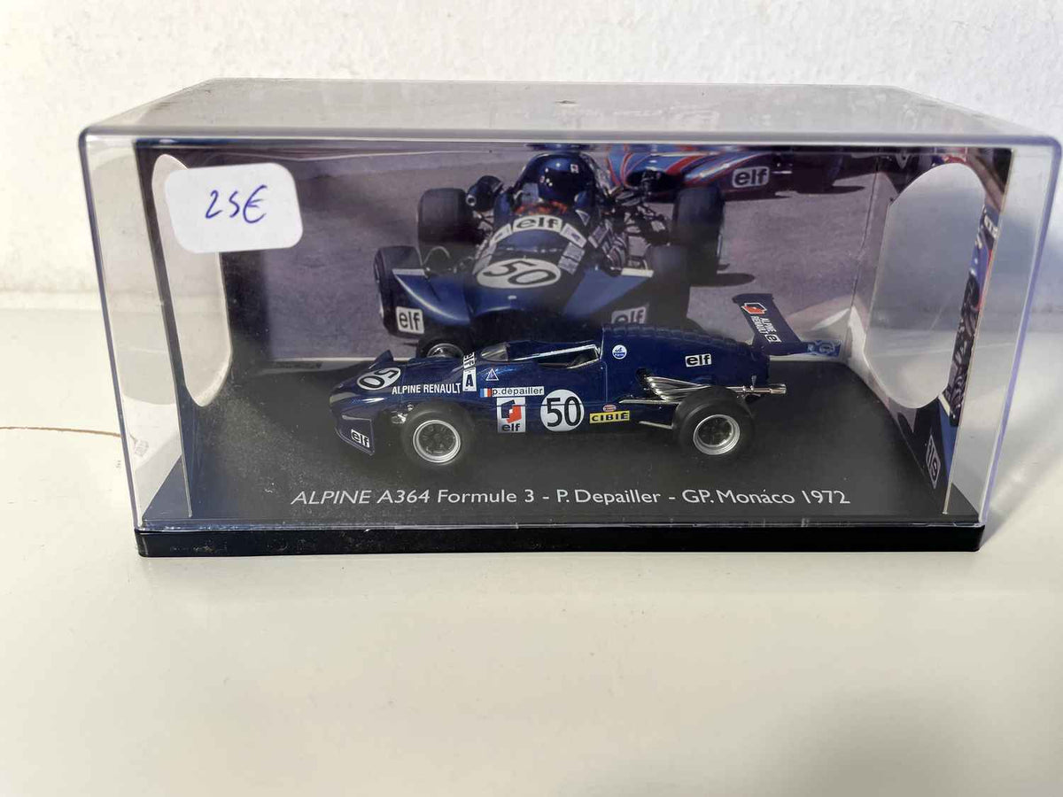 Renault Alpine A364 bleue numéro 50 - Formule 3 - Grand prix de Monaco de 1972 (Eligor)