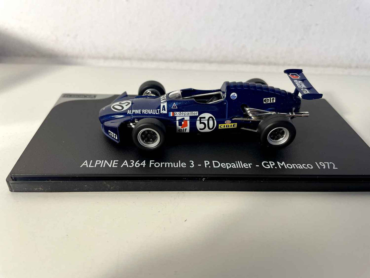 Renault Alpine A364 bleue numéro 50 - Formule 3 - Grand prix de Monaco de 1972 (Eligor)