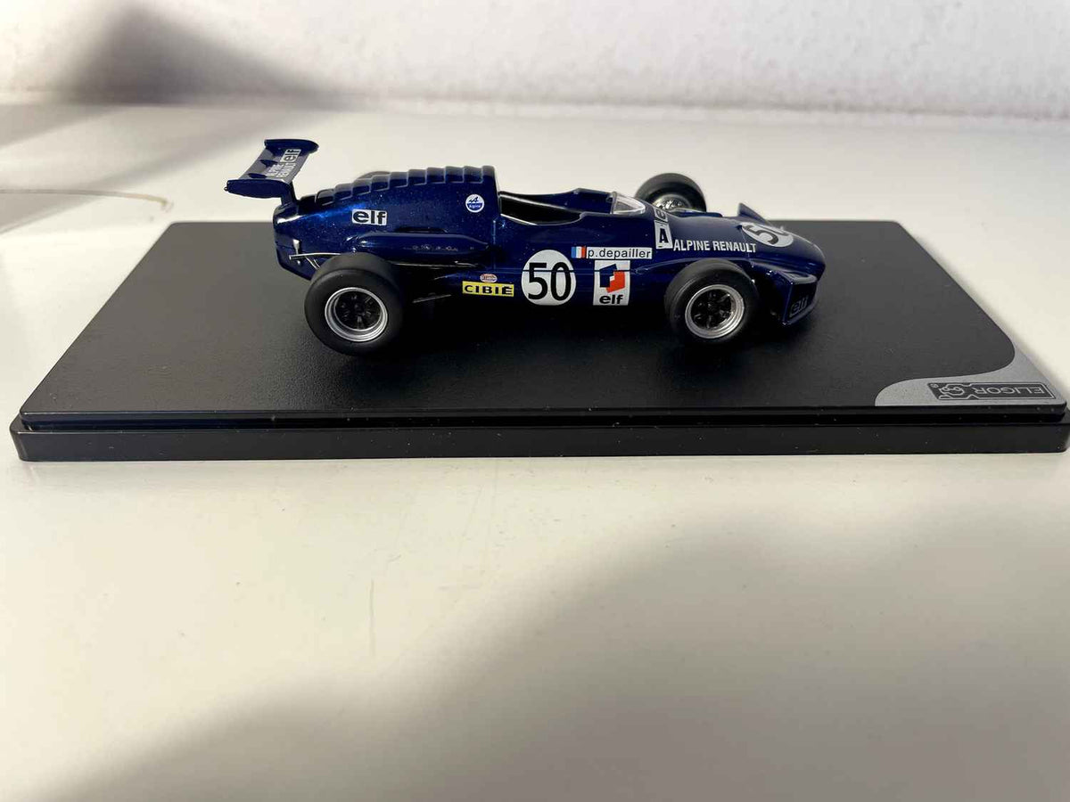 Renault Alpine A364 bleue numéro 50 - Formule 3 - Grand prix de Monaco de 1972 (Eligor)