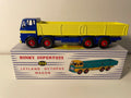 Leyland Octopus Wagon blue cabin and flatbed with yellow dumper - Dinky Supertoys No. 934 (Editions Atlas)