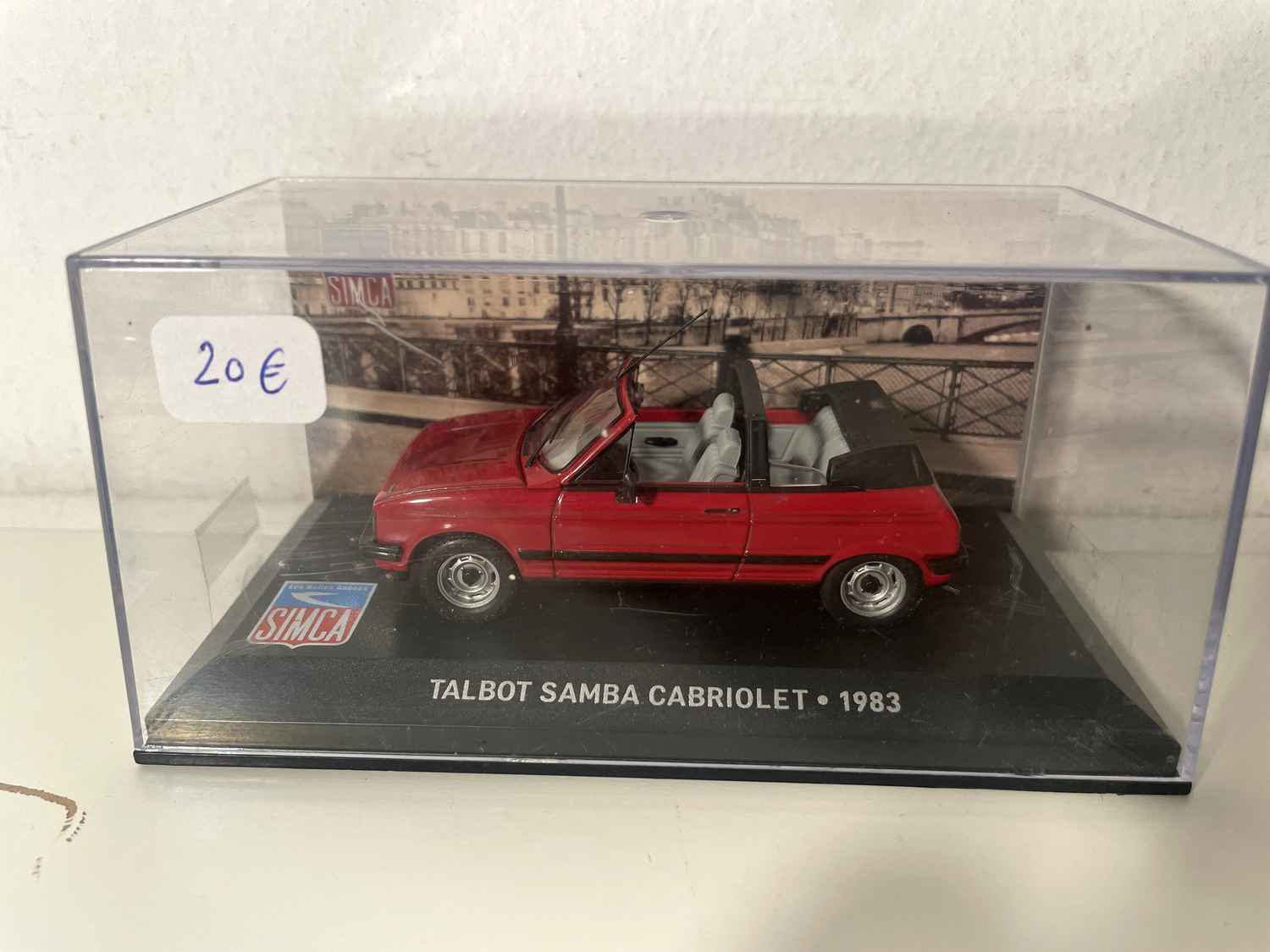 Talbot Samba convertible rojo de 1983