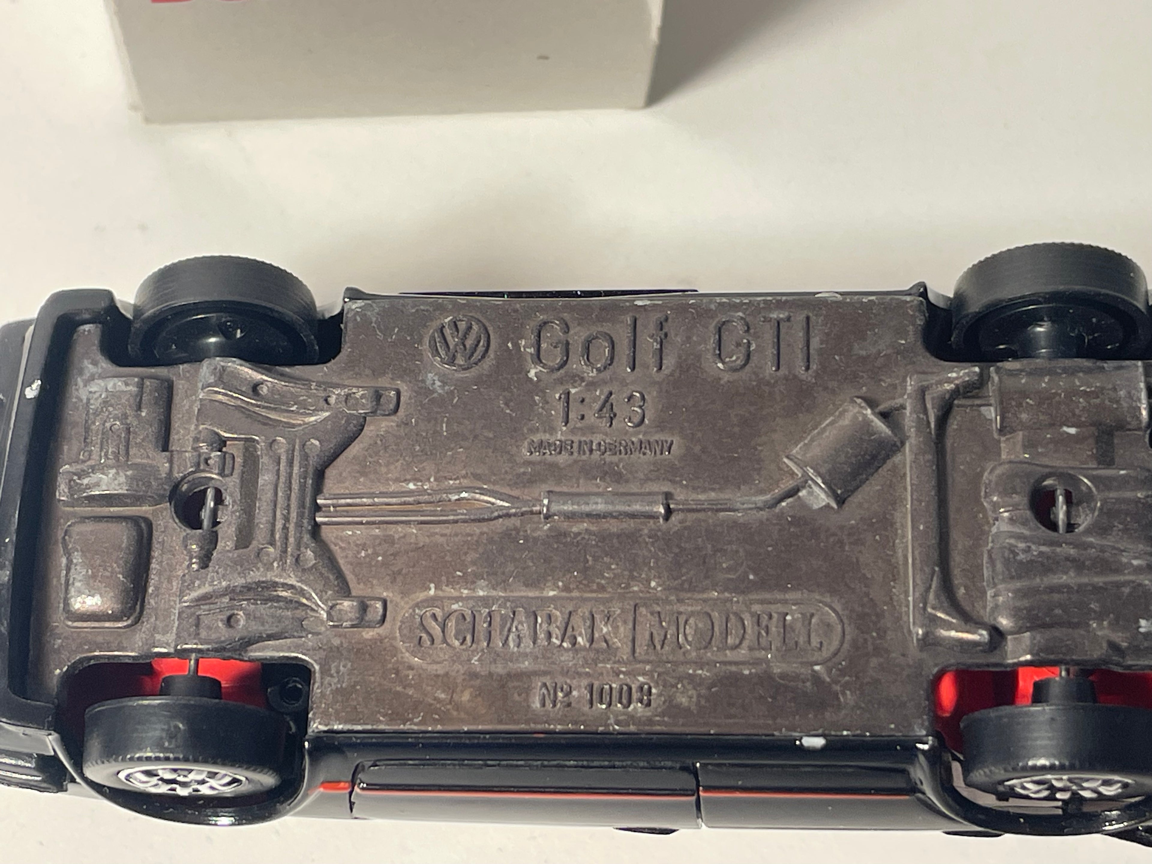 Volkswagen Golf GTI schwaarz - SCHABAK Modell (deutsche Fabrikatioun)