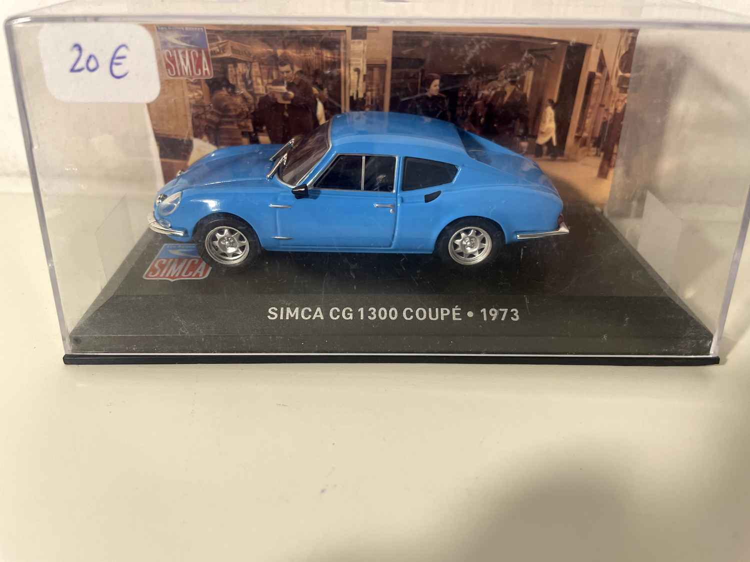 SIMCA CG 1300 coupé azul de 1973