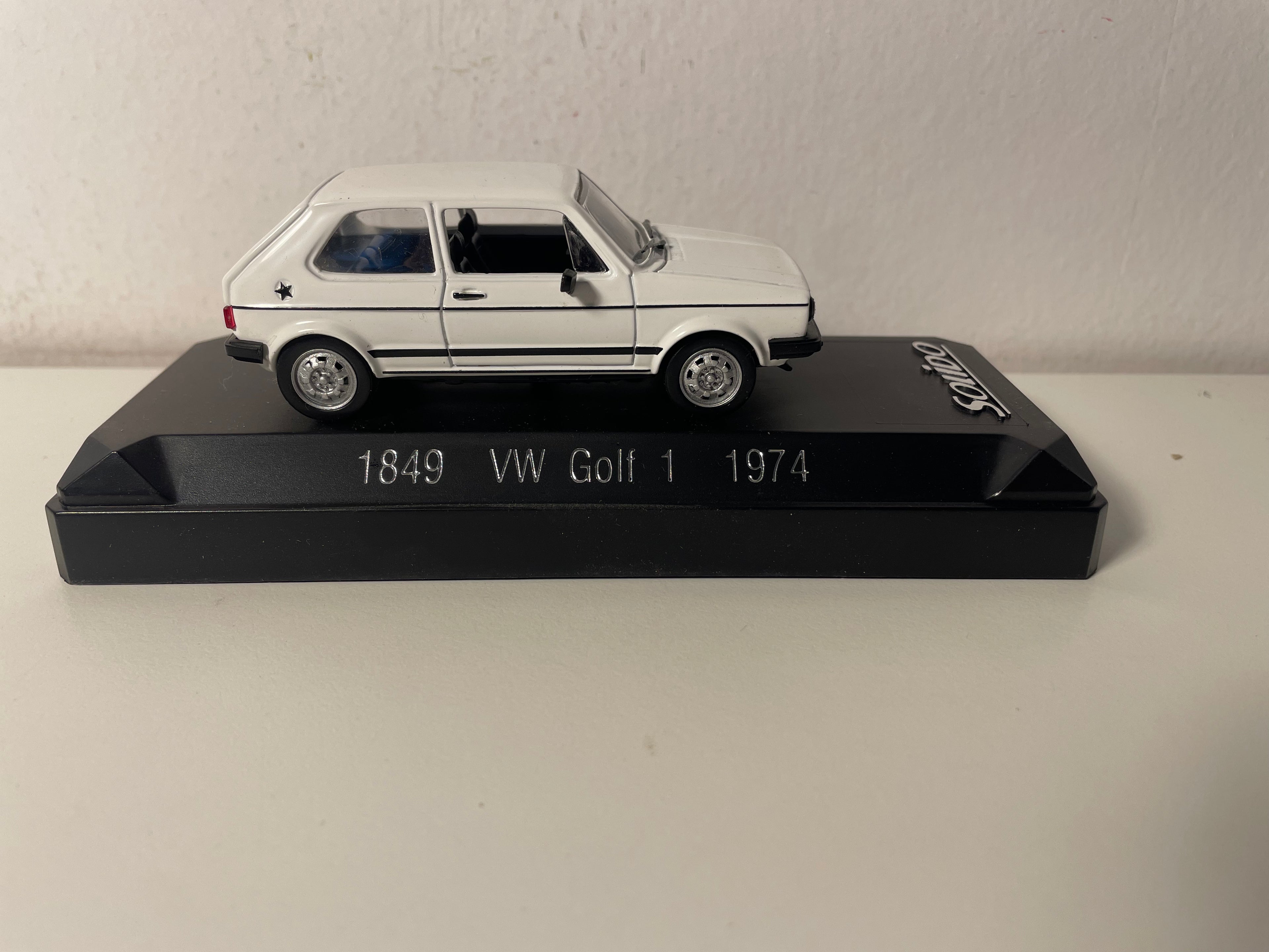 1974 Weiße Volkswagen Golf 1 - Solido Referenz 1849