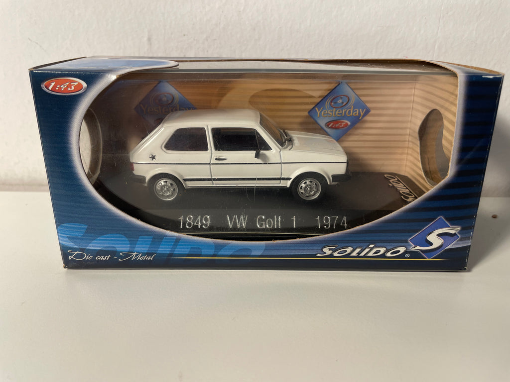 1974 Weiße Volkswagen Golf 1 - Solido Referenz 1849