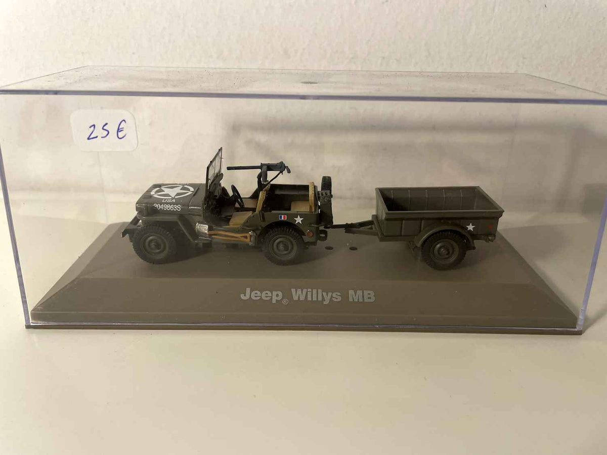 Jeep Willys MB en zijn aanhanger van de 2e DB - Atlas